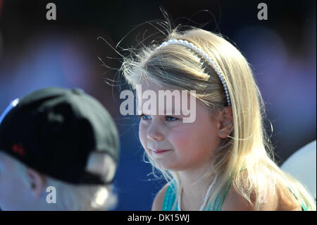 Gen 15, 2011 - Melbourne, Victoria, Australia - Mia Hewitt orologi la presentazione al 2011 AAMI Classic Kooyong Tennis Club di Melbourne, Australia. (Credito Immagine: © Sydney bassa/Southcreek globale/ZUMAPRESS.com) Foto Stock