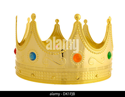 Jeweled Gold Crown hat Foto Stock