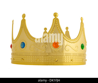 Jeweled Gold Crown hat Foto Stock