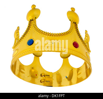 Jeweled Gold Crown hat Foto Stock