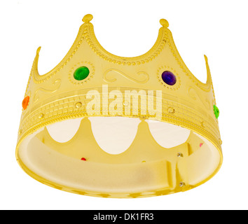 Jeweled Gold Crown hat Foto Stock