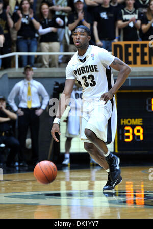 Gen 29, 2011 - West Lafayette, Indiana, Stati Uniti d'America - Purdue Sr G E'Twaun Moore (33) del gioco tra il Minnesota e Purdue In Mackey Arena in West Lafayette. Purdue ha vinto il gioco 73-61. (Credito Immagine: © Sandra Duchi/Southcreek globale/ZUMAPRESS.com) Foto Stock