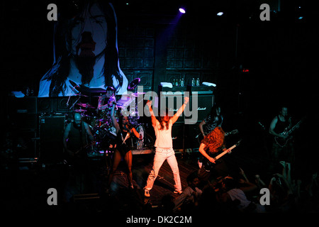 Andrew WK suona dal vivo a vivere la rivoluzione Ft. Lauderdale, Florida - 07.04.12 Foto Stock