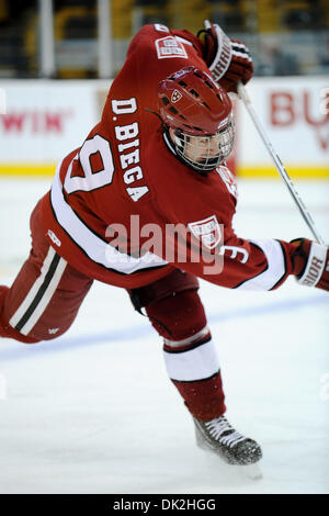 Febbraio 14, 2011 - Boston, Massachusetts, STATI UNITI - Il Hobey Baker Award Nominees (credito Immagine: © Jim Melito/Southcreek globale/ZUMAPRESS.com) Foto Stock