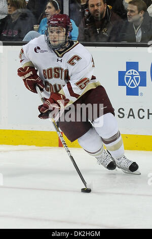 Febbraio 14, 2011 - Boston, Massachusetts, STATI UNITI - Il Hobey Baker Award Nominees (credito Immagine: © Jim Melito/Southcreek globale/ZUMAPRESS.com) Foto Stock