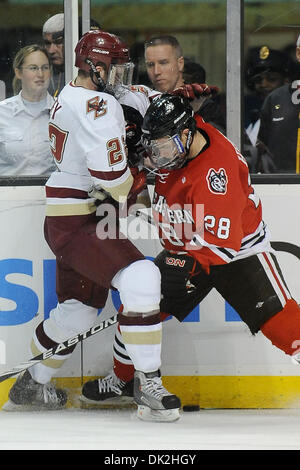 Febbraio 14, 2011 - Boston, Massachusetts, STATI UNITI - Il Hobey Baker Award Nominees (credito Immagine: © Jim Melito/Southcreek globale/ZUMAPRESS.com) Foto Stock