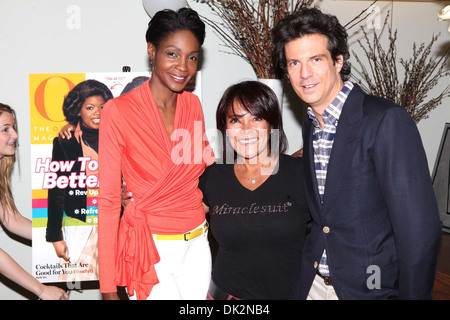 Roshumba Williams Sandra Davidoff Adam Glassman Wilhemina ospita modelli New York Open casting chiamata per Wilhemina 30+ Cerca 2012 Foto Stock