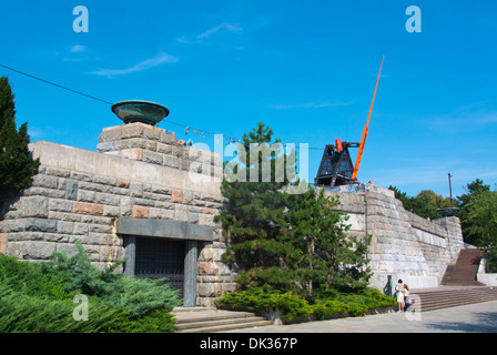 Metronomo (1991) Letenske sady park Bubenec quartiere Praga Repubblica Ceca Europa Foto Stock