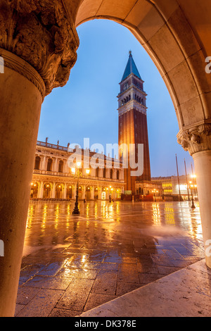 Torre di Campanille Venezia, Italia Foto Stock