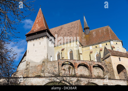 Chiesa fortificata di Biertan, Romania Foto Stock