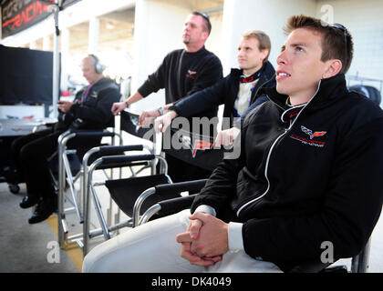 Marzo 14, 2011 - Sebring, Florida, Stati Uniti - Durante il test per la 12 Ore di Sebring. (Credit: Rainier Ehrhardt/ZUMAPRESS.com) Foto Stock