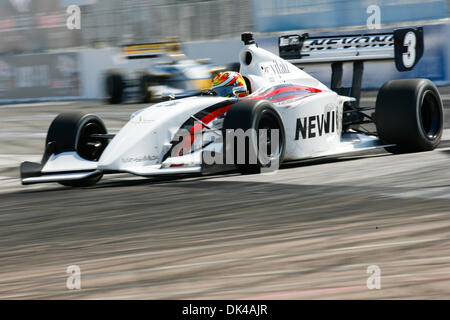 27 mar 2011 - San Pietroburgo, Florida, Stati Uniti - Firestone Indy Lights diver (3) dal Team SSM durante la Honda Grand Prix di San Pietroburgo. (Credito Immagine: © Luca Johnson/Southcreek globale/ZUMApress.com) Foto Stock