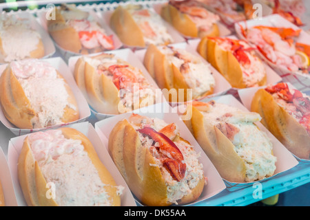 Perdere la carne di granchio pane venduto a San Francisco Fisherman's Wharf, CALIFORNIA, STATI UNITI D'AMERICA Foto Stock