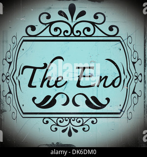 Il finale del film schermo Foto Stock