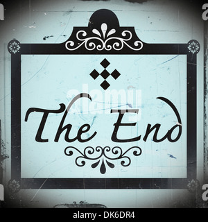 Il finale del film schermo Foto Stock