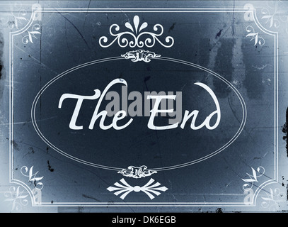Il finale del film schermo Foto Stock