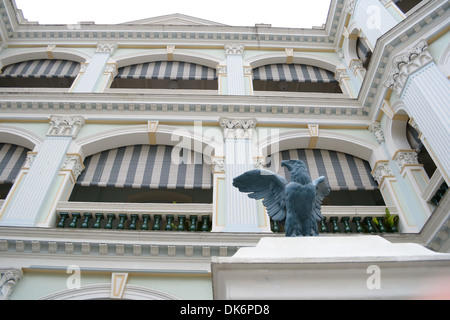 Architettura coloniale al Museo Peranakan di Singapore Foto Stock