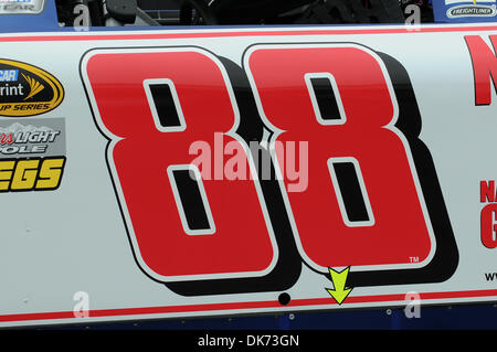 Giugno 11, 2011 - lunga vasca, Pennsylvania, Stati Uniti d'America - NASCAR Sprint Cup auto numeri sono unici nel loro stile e carattere: questo è il numero della porta della vettura guidata da Dale Earnhardt Jr (credito Immagine: © Brian liberato/Southcreek globale/ZUMAPRESS.com) Foto Stock