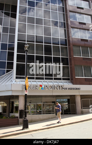 Il Four Points by Sheraton si trova nel centro di Halifax, N.S. Foto Stock