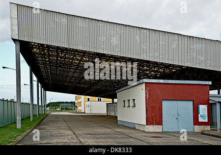 Ex valico di frontiera della Repubblica federale della Germania - DDR Marienborn Foto Stock