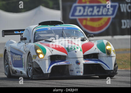 Luglio 24, 2011 - Bowmanville, Ontario, Canada - #50 Panoz Racing Panoz Abruzzi durante l'IMSA ALMS Grand Prix di Mosport. La gara si terrà a Mosport International Raceway Bowmanville in Ontario. (Credito Immagine: © Keith Hamilton/Southcreek globale/ZUMAPRESS.com) Foto Stock