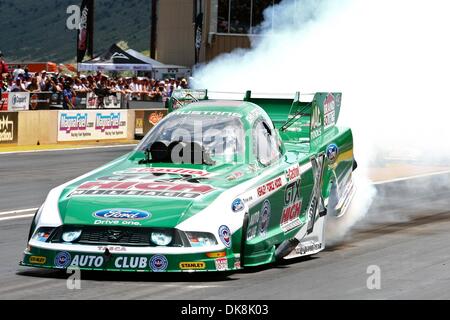 Luglio 24, 2011 - Morrison, Colorado, Stati Uniti - in occasione della trentaduesima annuale Mile-High Mopar NHRA cittadini a Bandimere Speedway in Morrison, CO. (Credito Immagine: © Isaia Downing/Southcreek globale/ZUMApress.com) Foto Stock