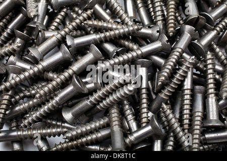 Close-up shot di viti. Foto Stock