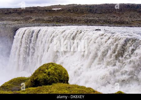 Dettifoss, Vatnajokull National Park, Jokulsargljufur, Islanda Foto Stock