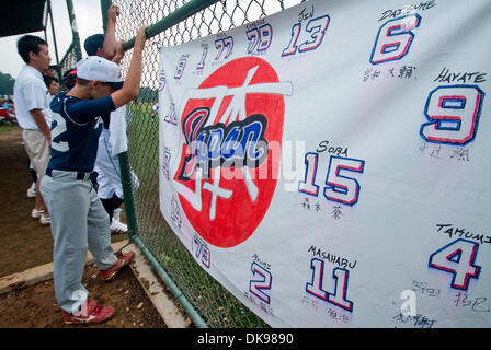 Agosto 13, 2011 - Aberdeen, Maryland, Stati Uniti - Scene di Cal Ripken Babe Ruth World Series di Aberdeen, Maryland il 13 agosto 2011 (credito Immagine: © Scott Serio/eclipse/ZUMAPRESS.com) Foto Stock