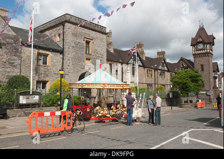 Ox- Roast Festival in Ledbury High Street Foto Stock