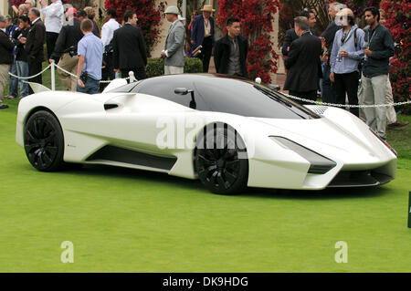 Agosto 21, 2011 - Pebble Beach, California, Stati Uniti - Automobili esotiche sul display a 2011 Pebble Beach Concours d'Eleganza (credito Immagine: © Scott Beley/Southcreek globale/ZUMAPRESS.com) Foto Stock