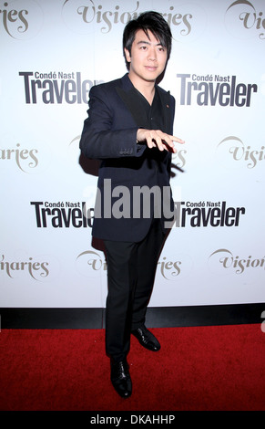 Lang Lang a Conde Nast Traveler celebrazione del "I veggenti' e 25 anni di verità nella corsa ad Alice Tully Hall di New York Foto Stock