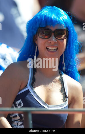 Sett. 18, 2011 - San Francisco, California, Stati Uniti - un cowboy orologi ventola il gioco di NFL tra Dallas Cowboys e San Francisco 49ers al Candlestick Park di San Francisco, CA. (Credito Immagine: © Matt Cohen/Southcreek globale/ZUMAPRESS.com) Foto Stock