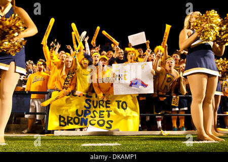 Sett. 16, 2011 - Toledo, Ohio, Stati Uniti - Toledo ventilatori durante l'azione del gioco. Il Boise State Broncos (4/4), della Mountain West Conference, sconfitti i razzi di Toledo, della Conferenza Mid-American, 40-15 al vaso di vetro a Toledo, Ohio. (Credito Immagine: © Scott Grau/Southcreek globale/ZUMAPRESS.com) Foto Stock