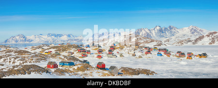 Paesaggio della Groenlandia in primavera Foto Stock