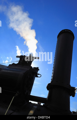 Imbuto e regolatore centrifugo in un motore di trazione. Foto Stock