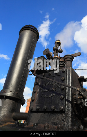 Imbuto e regolatore centrifugo in un motore di trazione. Foto Stock