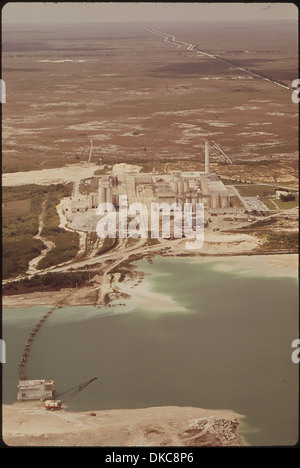 FLORIDA PORTLAND fabbrica di cemento vicino ai confini delle Everglades 544573 Foto Stock