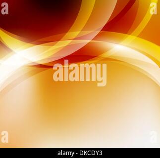 Abstract template vettoriale con onde Illustrazione Vettoriale