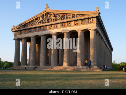 In Nashville Tennessee sorge una full-replica in scala originale del Partenone di Atene. È stato costruito nel 1897. Foto Stock
