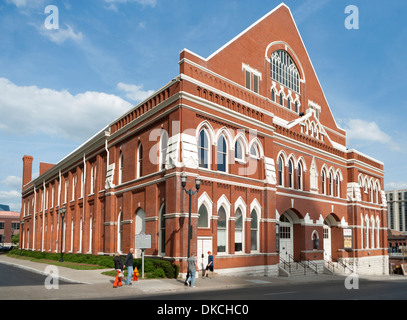 Ryman Auditorium di Nashville, TN, Stati Uniti d'America. Foto Stock