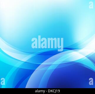 Abstract template vettoriale con onde Illustrazione Vettoriale