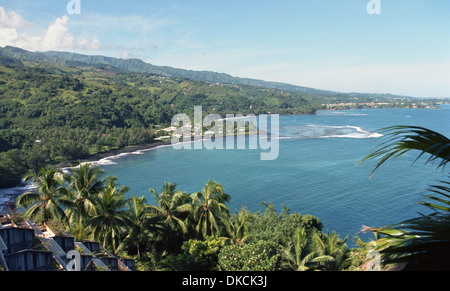 Vista su capitano cuochi bay. Tahiti. Polinesia francese Foto Stock