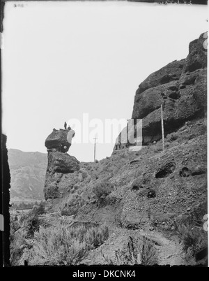 Il pulpito Rock, in corrispondenza della bocca di Echo Canyon. Summit County, Utah. 516636 Foto Stock