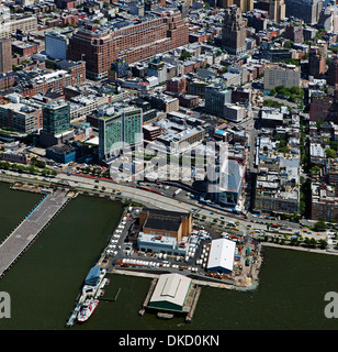 Fotografia aerea Meatpacking District, Manhattan New York City Foto Stock