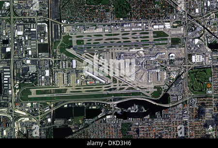 Fotografia aerea l'Aeroporto Internazionale di Miami MIA Foto Stock
