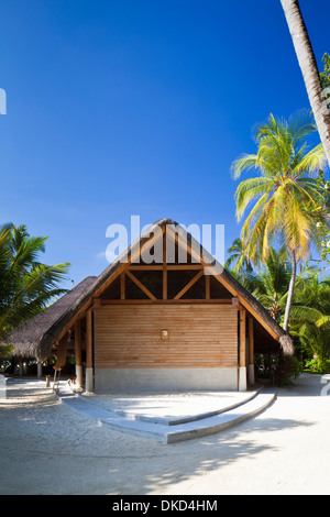 L'Eco Center a Kuramathi Island Resort, Maldive. Foto Stock