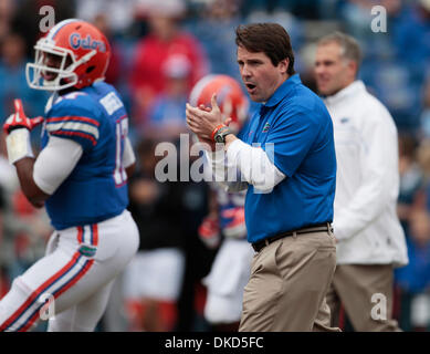 Nov. 5, 2011 - FL, Stati Uniti d'America - sarà VRAGOVIC | Orari.ht 343254 vrag UF 02 di (11/05/11 Gainesville) Florida Gators head coach sarà Muschamp prima dell'Università di Florida Gators contro il Vanderbilt Commodores gioco di calcio a Ben Hill Griffin Stadium a Gainesville Sabato 9 Novembre 5. [Verrà VRAGOVIC, volte] (credito Immagine: © San Pietroburgo volte/ZUMAPRESS.com) Foto Stock