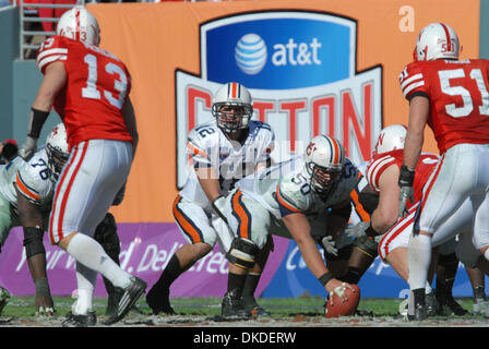 Jan 01, 2007; Dallas, TX, Stati Uniti d'America; NCAA: College Football: AT&T Cotton Bowl Classic: Nebraska contro il Texas. Punteggio finale: Auburn, TX 17 - Nebraska 14. Credito: Foto di David Walsh/ZUMA premere. (©) Copyright 2007 da David Walsh Foto Stock