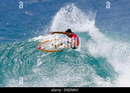 Mar 05, 2007 - Snapper Rocks, Australia - DANNY WILLS (Aus/Byron Bay) in forma superba oggi sconfiggendo Chris Ward (USA) in tre round del Quiksilver Pro. Testamenti dovrà ora affrontare un attesissimo contro calore australiano Mick Fanning nel round 4. (Credito Immagine: © Steve Robertson/ZUMA Press) Foto Stock